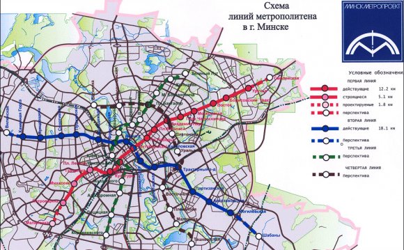 Карта Метро Москвы в Будущем