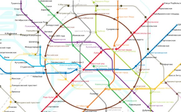 Карта Метро Москвы Будущего