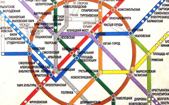 Станции Метро на Карте Москвы