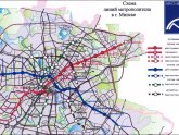 Карта Метро Москвы в Будущем