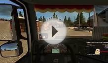 Euro Truck Sim 2 Москва-Рязань за 4 минуты (вечерний заезд)