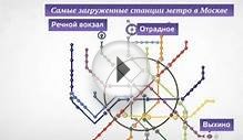 Москва в цифрах. Самые загруженные станции метро смотреть