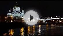 Ночная прогулка по Москве-реке на речном трамвайчике