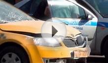 Сразу две аварии с участием такси произошли в Москве